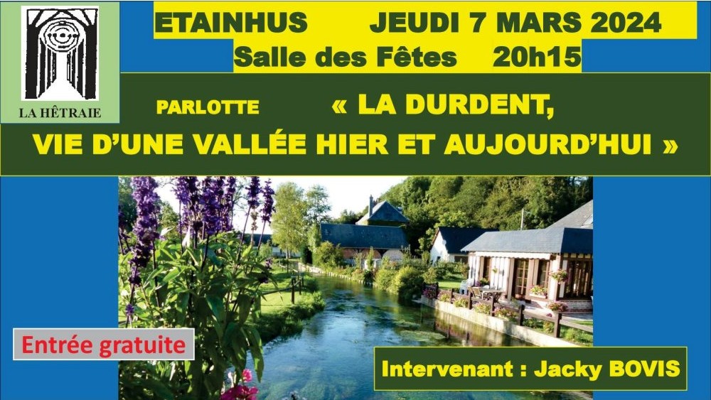 Parlotte "La Durdent, vie d'une vallée hier et aujourd'hui"
